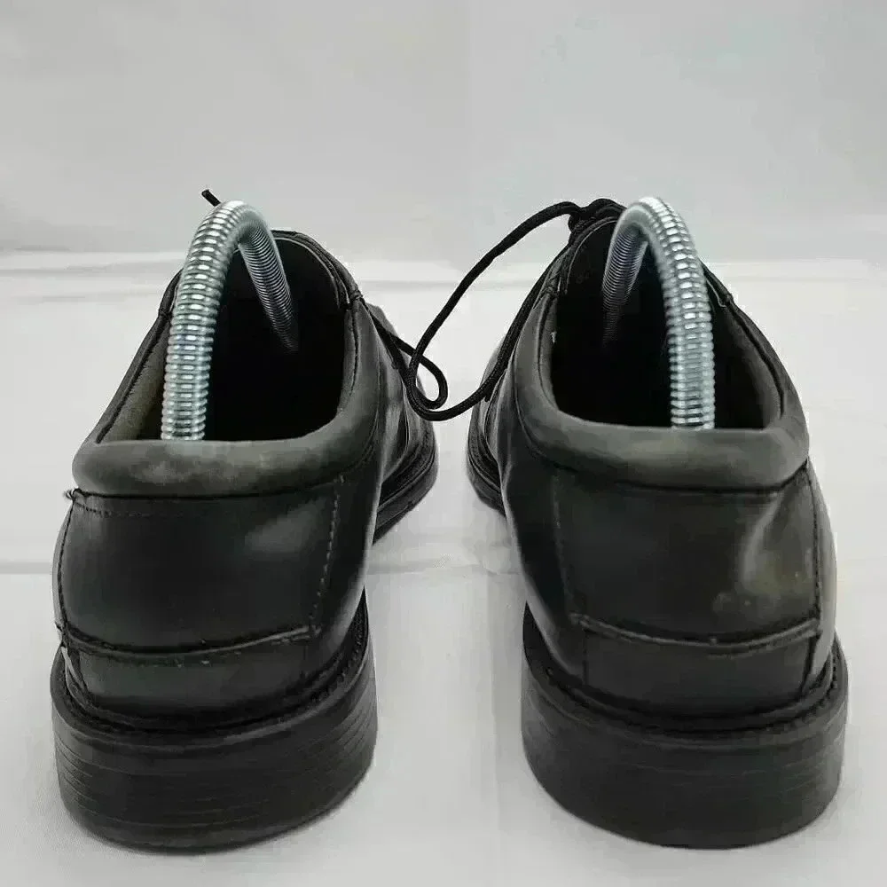 Nunn Bush Mens Black Marcell Lace Up Bike Toe Leather Oxford Dress Shoes Size 8M - Picture 7 of 13